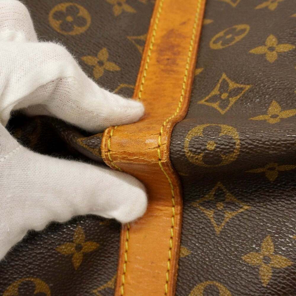 LOUIS VUITTON Brown Monogram Keepall 55 Boston Bag - Picture 8 of 14